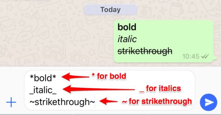 New Whatsapp tips and tricks : How to make your text bold